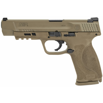 S&W M&P 2.0 9MM 5" 17RD FDE NMS