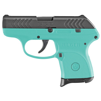 RUGER LCP 380ACP 2.75" TURQ/BLK 6RD