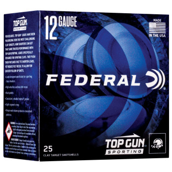 FED TOP GUN 12GA 2.75" #8 1 OZ 25/