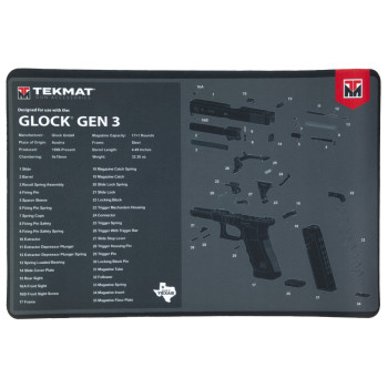 TEKMAT PISTOL MAT FOR GLOCK GEN3