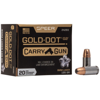 SPR GOLD DOT CARRY GUN 9MM 135GR HP
