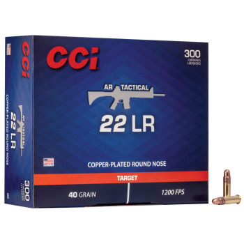 CCI 22LR TACTICAL 40GR CPRN 300/3000