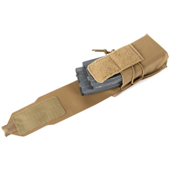 BL FORCE DBL M4 MAG POUCH FLAP CB