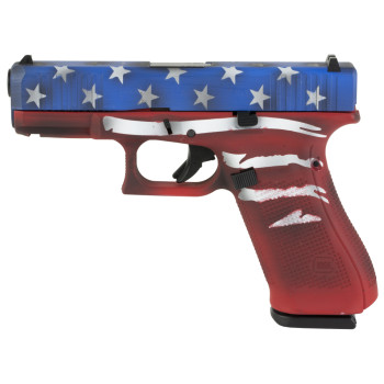 GLOCK 45 9MM 17RD FS RWB BW FLAG