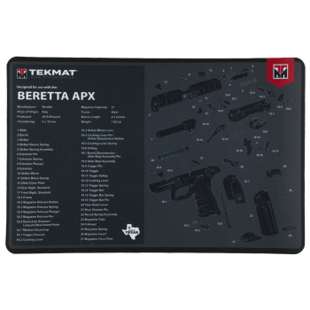 TEKMAT PSTL MAT FOR BERETTA APX BLK