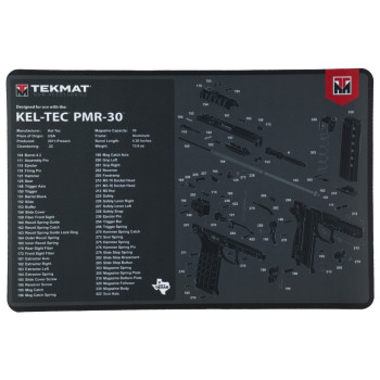 TEKMAT PSTL MAT FOR KELTEC PMR30 BLK