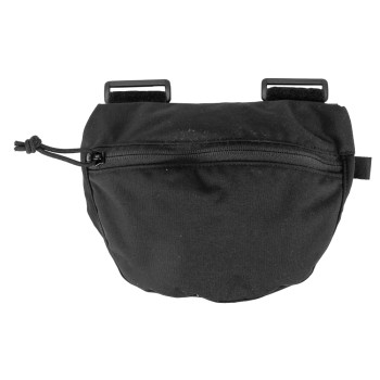 GGG GHP PC LOW ZIPPER POUCH BLACK