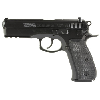 CZ 75 SP-01 TAC 9MM 4.6" BLK 10RD FO