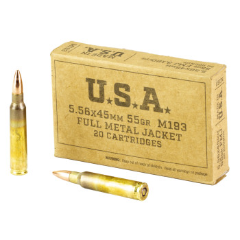 WIN M193 556NATO 55GR FMJ 20/1000