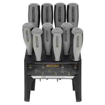 WHEELER 10PC TORX BENCH DRIVER SET