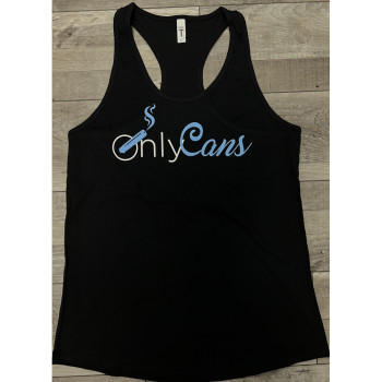 Womens Large Black OnlyCans Tank Top
