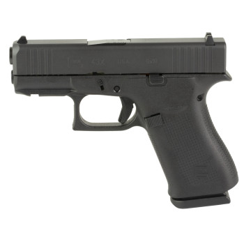 GLOCK 43X 9MM 10RD BLK FRONT RAIL