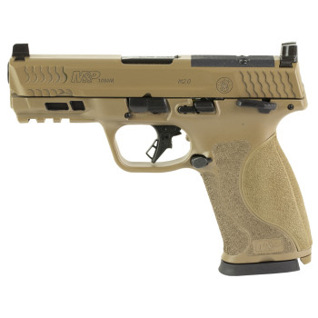 S&W M&P M2.0 10MM 4" 15RD TS OR FDE