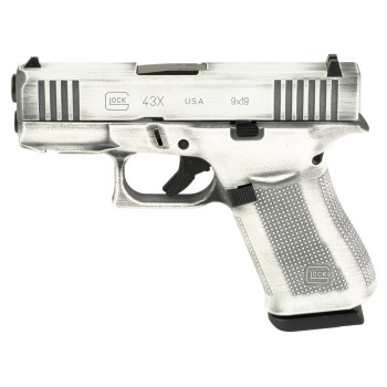 GLOCK 43X 9MM 10RD WHITE BW