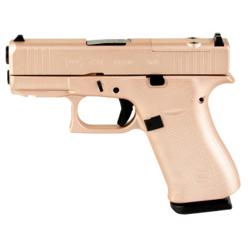 GLOCK 43X 9MM 10RD MOS FS ROSE GOLD