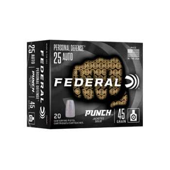 FED PUNCH 25 AUTO 45GR SLD 20/200