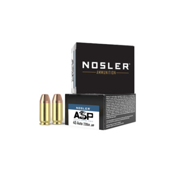 NOSLER ASP 45ACP 230GR HG JHP 20/400