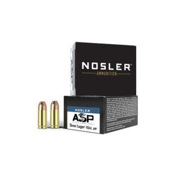 NOSLER ASP 9MM 115GR HG JHP 20/400