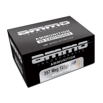 AMMO INC 357 MAG 125GR JHP 20/200