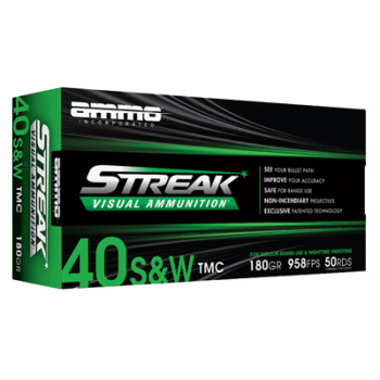 STREAK GRN 40S&W 180GR TMC 50/1000