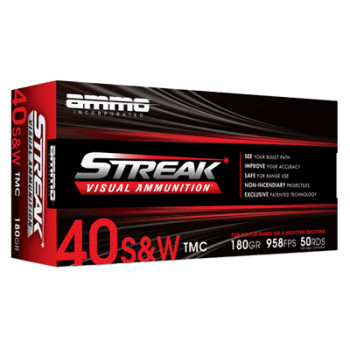 STREAK RED 40S&W 180GR TMC 50/1000