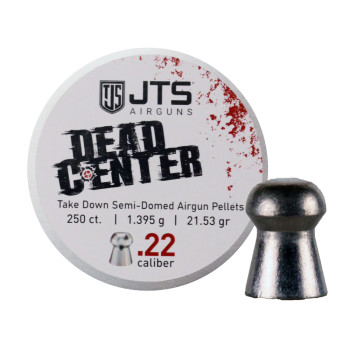 JTS .22 CAL 22GR SEMI-DOMED 250CT