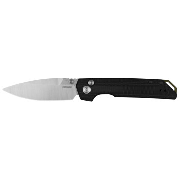 KERSHAW IRIDIUM BUTTON LOCK 3.45" BK