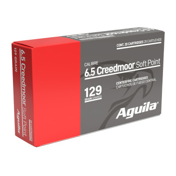 AGUILA 6.5 CREEDMOOR 129GR SP 20/200