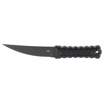 CRKT HZ4 4.76" PLN EDGE BLK W/SHEATH