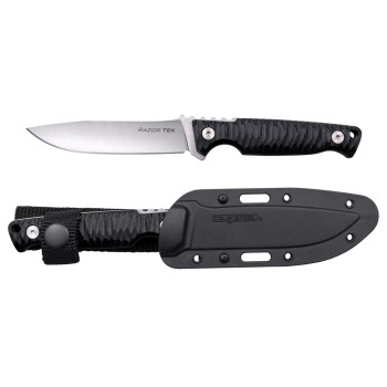 COLD STL RAZORTEK 4" BLK W/SHEATH