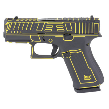 GLOCK 43X 9MM 10RD OUTLANDER YELLOW