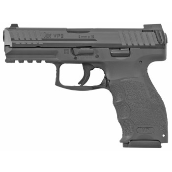 HK VP9 9MM 4.09" 17RD BLK NS 3MAGS